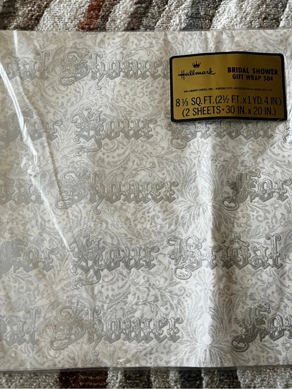 Vintage Bridal & Wedding Gift Wrap Bundle - 4 Factory Sealed Packs